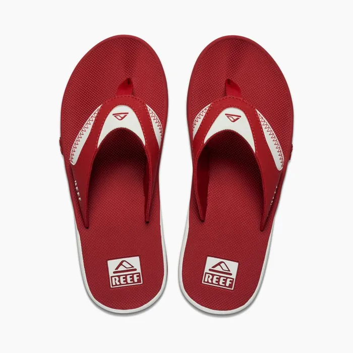 Reef Sandals Men Fanning Pregame Crimsonwhite Reef Sandals Men Fanning Pregame Crimsonwhite
