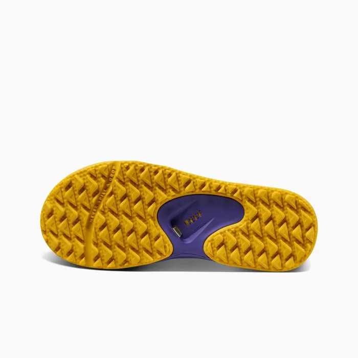 Reef Sandals Men Fanning Pregame Purplegold