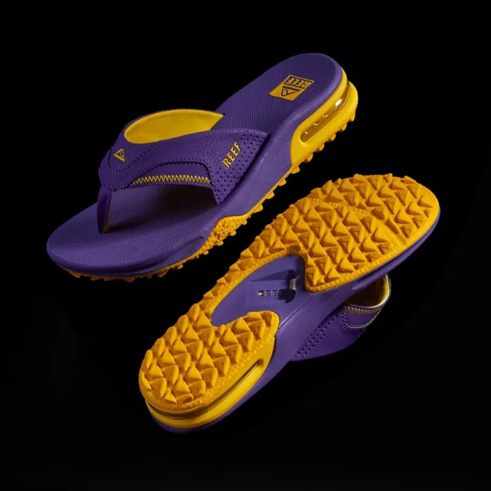 Reef Sandals Men Fanning Pregame Purplegold