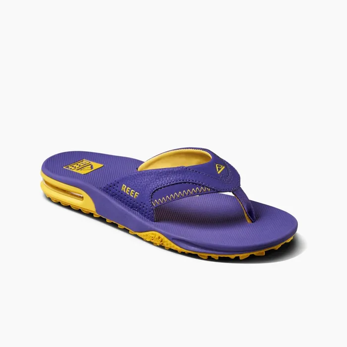 Reef Sandals Men Fanning Pregame Purplegold