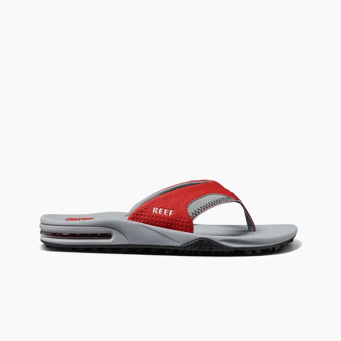 Reef Sandals Men Fanning Pregame Redgrey