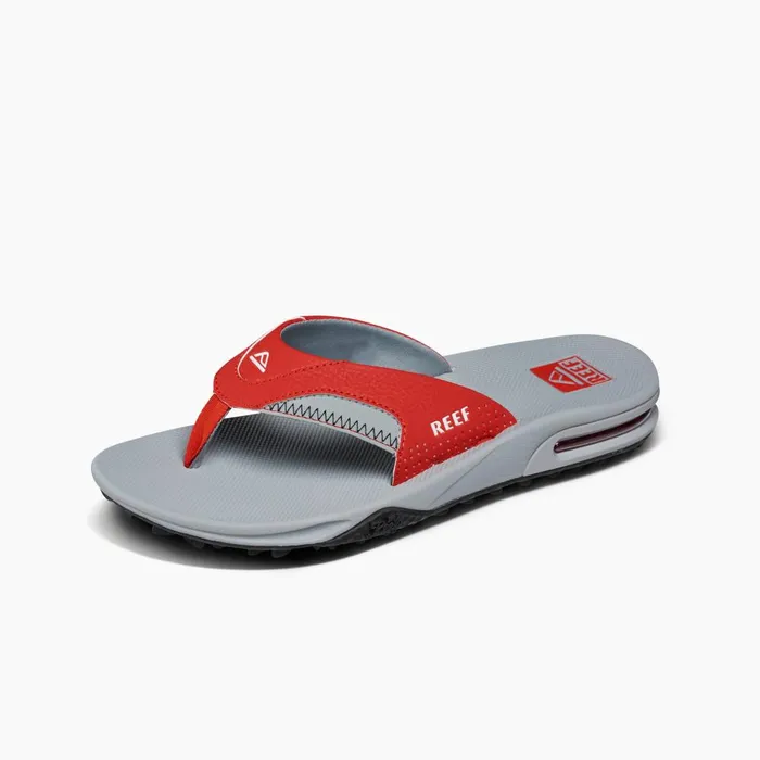 Reef Sandals Men Fanning Pregame Redgrey Reef Sandals Men Fanning Pregame Redgrey