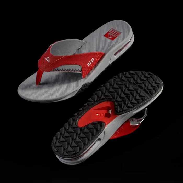 Reef Sandals Men Fanning Pregame Redgrey Reef Sandals Men Fanning Pregame Redgrey