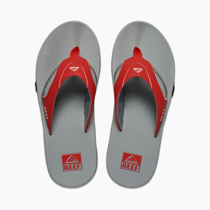 Reef Sandals Men Fanning Pregame Redgrey Reef Sandals Men Fanning Pregame Redgrey