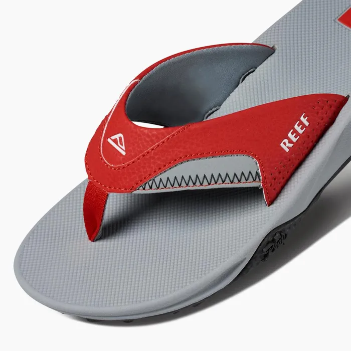 Reef Sandals Men Fanning Pregame Redgrey Reef Sandals Men Fanning Pregame Redgrey