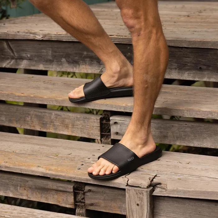 Reef Sandals Men Oasis Slide Black