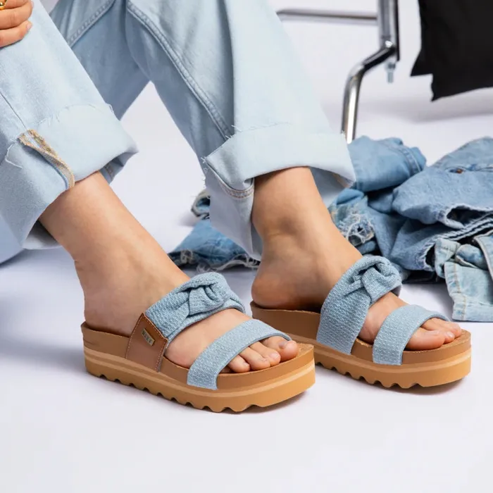 Reef Sandals Women Cushion Vista Hi Denim Reef Sandals Women Cushion Vista Hi Denim