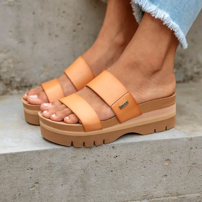Reef Sandals Women Cushion Vista Higher Natural