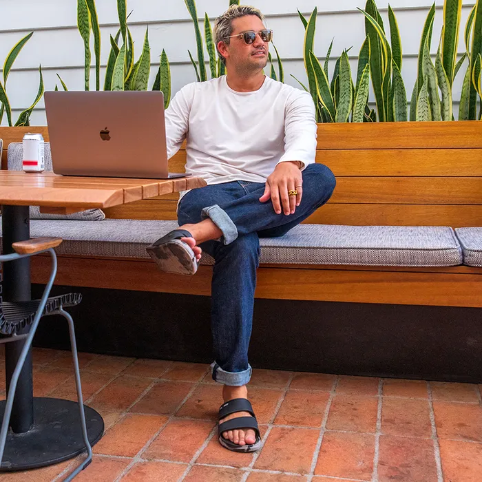 Reef Slides Men Oasis Double Up Browntan