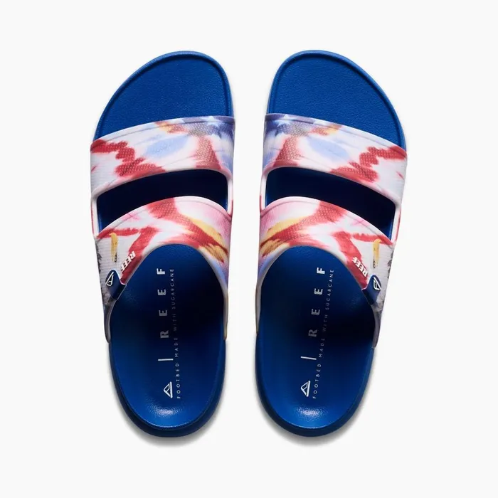 Reef Slides Men Oasis Double Up Red White And Blue