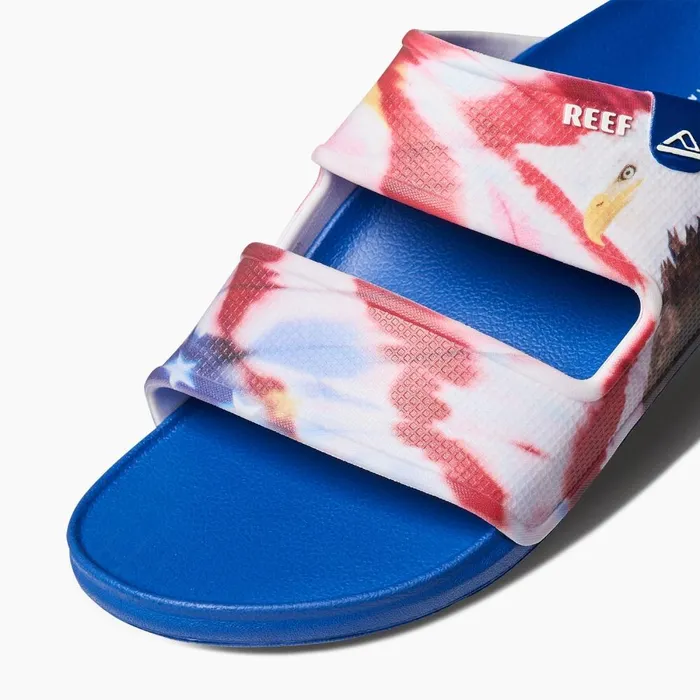 Reef Slides Men Oasis Double Up Red White And Blue