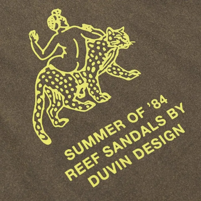 Reef TShirts and Shirts Men Duvin Tee Charcoal Reef TShirts and Shirts Men Duvin Tee Charcoal