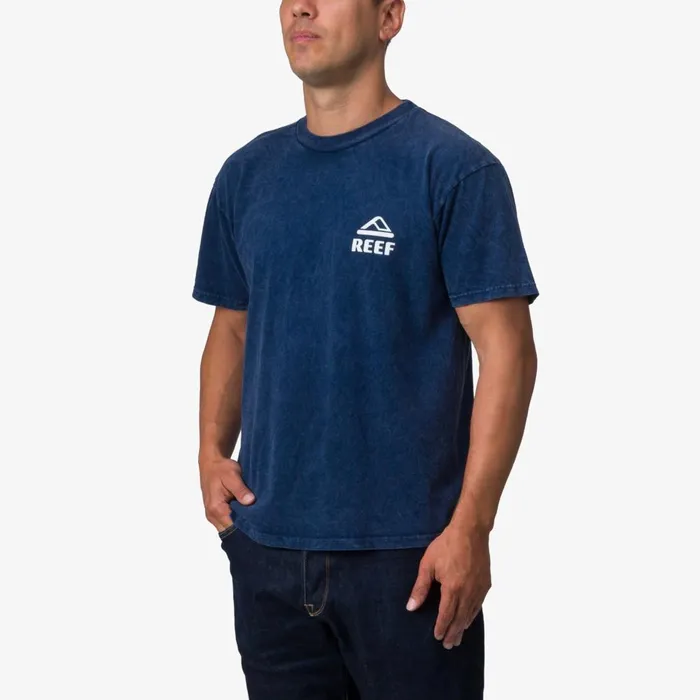 Reef TShirts and Shirts Men Outdoorz Tee Blue Reef TShirts and Shirts Men Outdoorz Tee Blue