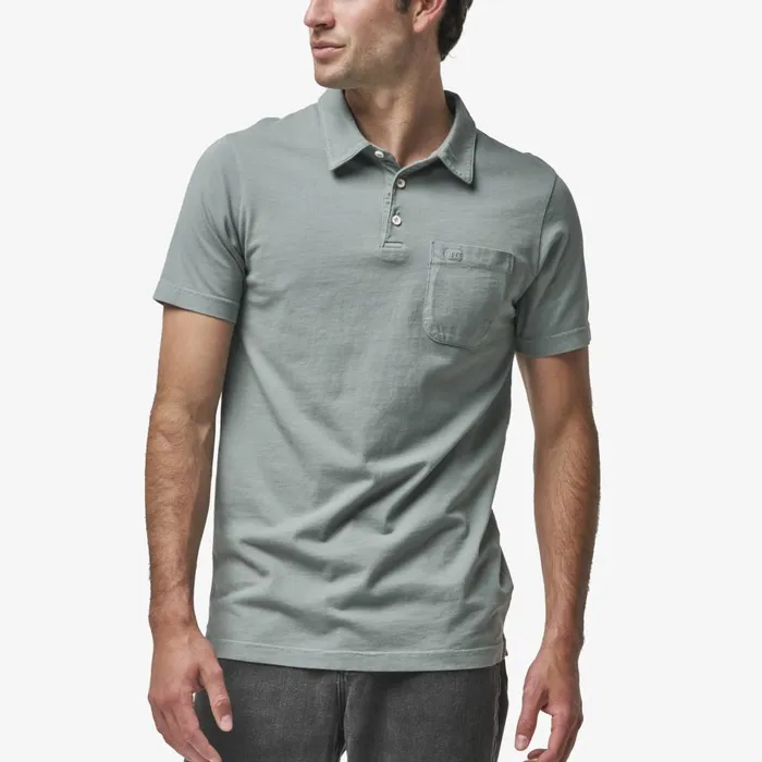 Reef TShirts and Shirts Men Walker Short Sleeve Polo Chinois Green