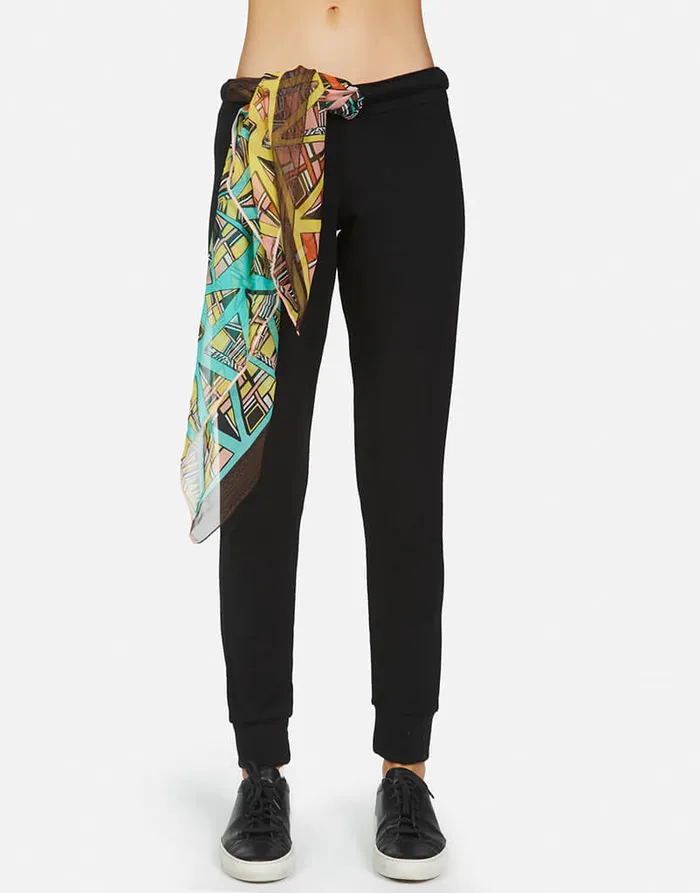 Rosario Scarf Black Women039s Lauren Moshi Long Sweatpants