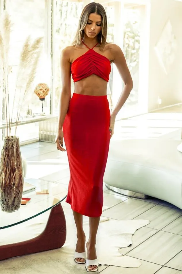 Runaway The Label Basic Shop On Demand Top 8211 Red Runaway The Label Basic Shop On Demand Top 8211 Red