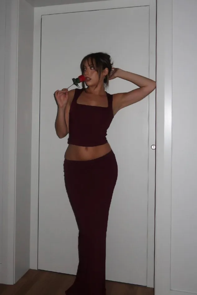 Runaway The Label Basic Shop REIGN TOP 8211 MERLOT