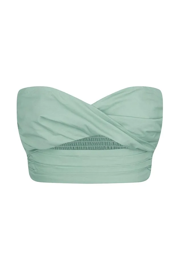 Runaway The Label Crops Shop Ayla Top 8211 Sage