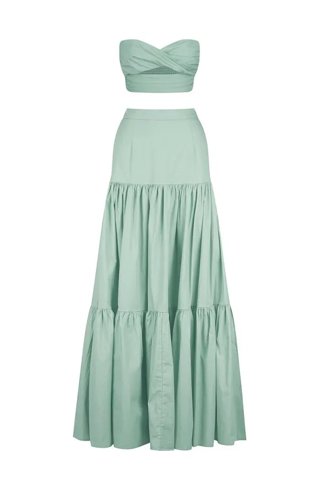 Runaway The Label Crops Shop Ayla Top 8211 Sage