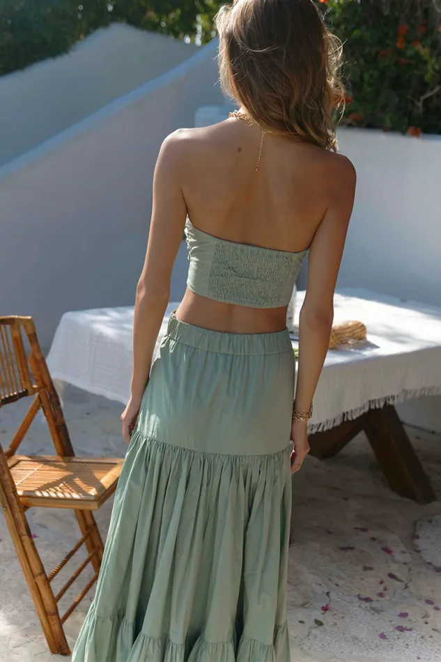 Runaway The Label Crops Shop Ayla Top 8211 Sage