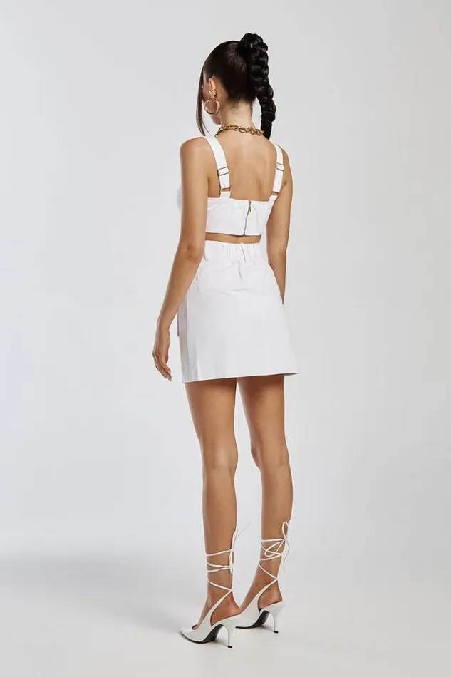 Runaway The Label Crops Shop Karisma Top 8211 White