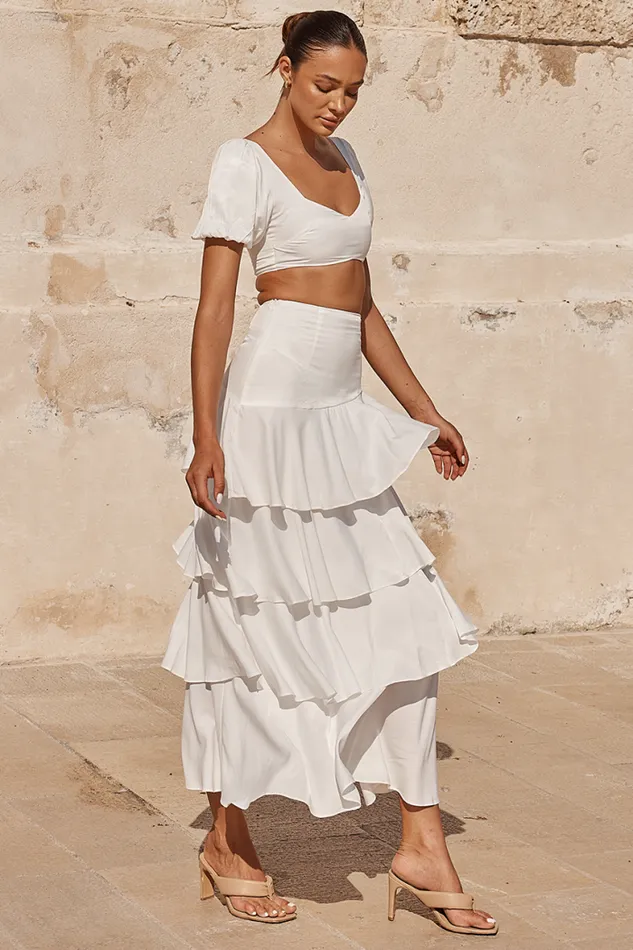 Runaway The Label Crops Shop Priya Top 8211 White Runaway The Label Crops Shop Priya Top 8211 White
