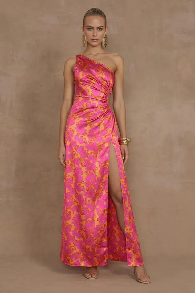 Runaway The Label Maxi Shop BARZILIO DRESS 8211 SASHA ORANGE