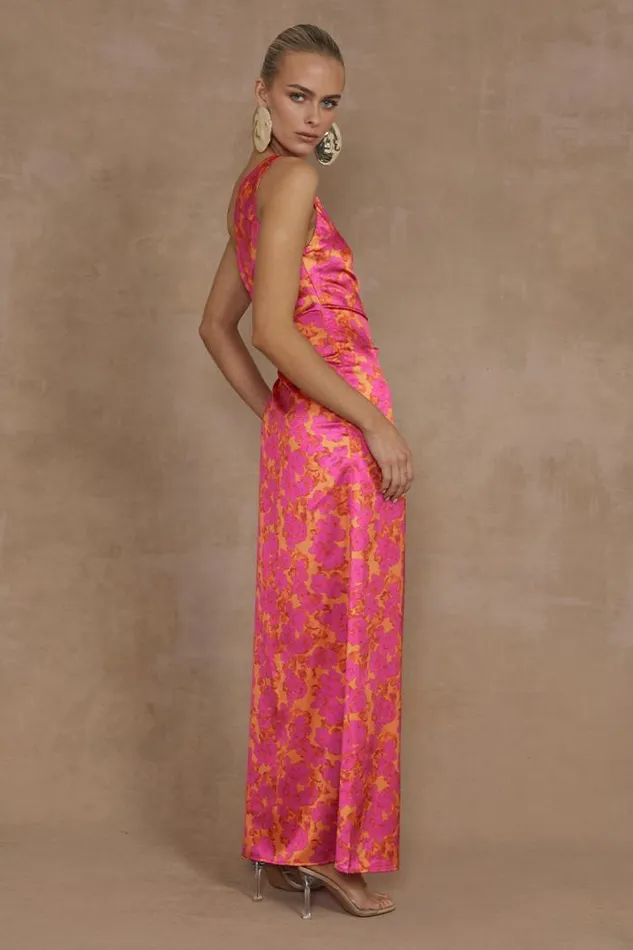 Runaway The Label Maxi Shop BARZILIO DRESS 8211 SASHA ORANGE