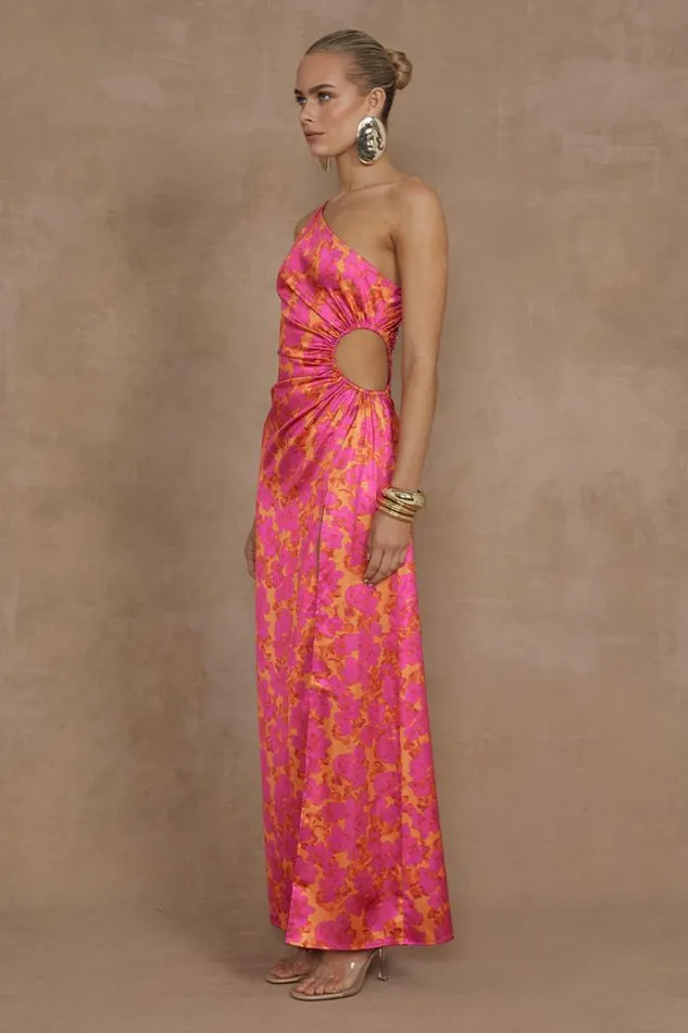 Runaway The Label Maxi Shop BARZILIO DRESS 8211 SASHA ORANGE