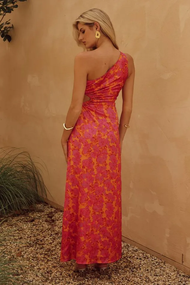 Runaway The Label Maxi Shop BARZILIO DRESS 8211 SASHA ORANGE