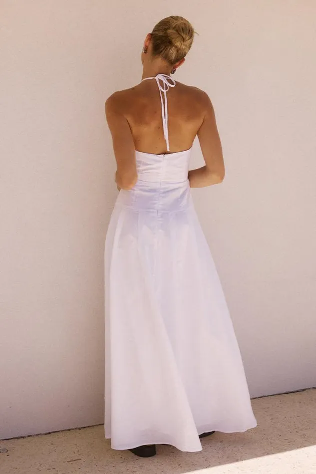 Runaway The Label Maxi Shop BRIONNI MAXI DRESS 8211 WHITE