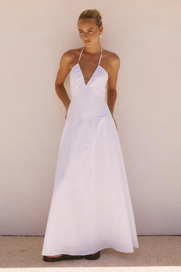 Runaway The Label Maxi Shop BRIONNI MAXI DRESS 8211 WHITE