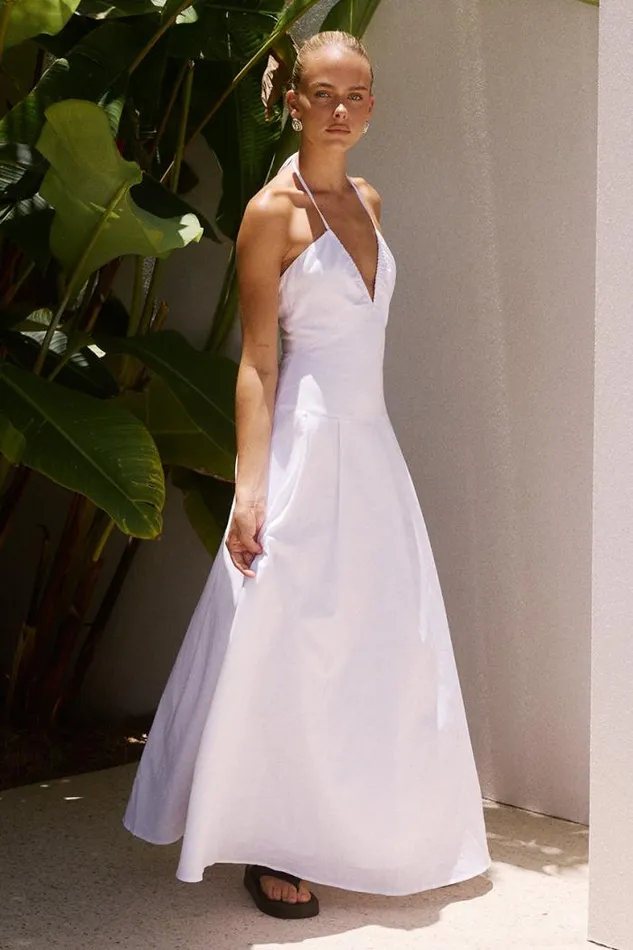 Runaway The Label Maxi Shop BRIONNI MAXI DRESS 8211 WHITE