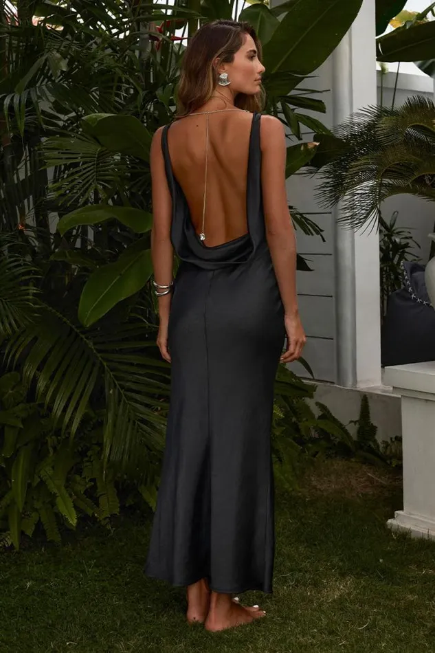 Runaway The Label Maxi Shop MANON MAXI DRESS 8211 BLACK