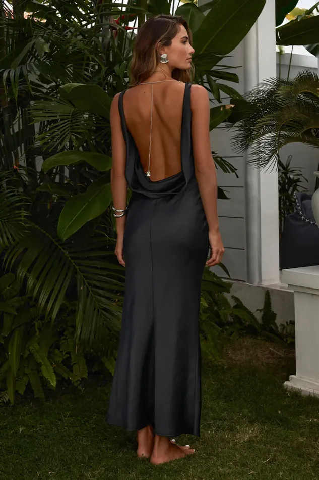 Runaway The Label Maxi Shop MANON MAXI DRESS 8211 BLACK