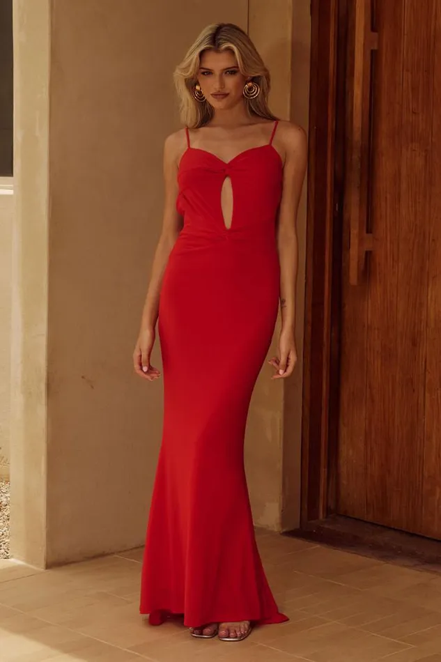 Runaway The Label Maxi Shop MARL MAXI DRESS 8211 RED