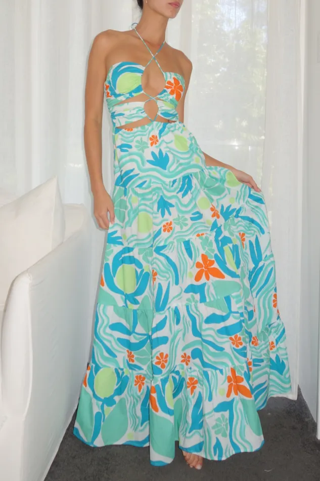 Runaway The Label Maxi Shop MONTERO MAXI DRESS 8211 MONTERO PRINT