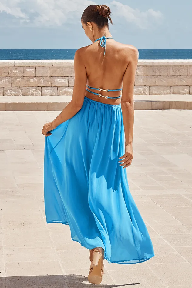 Runaway The Label Maxi Shop Palais Maxi Dress 8211 Cyan