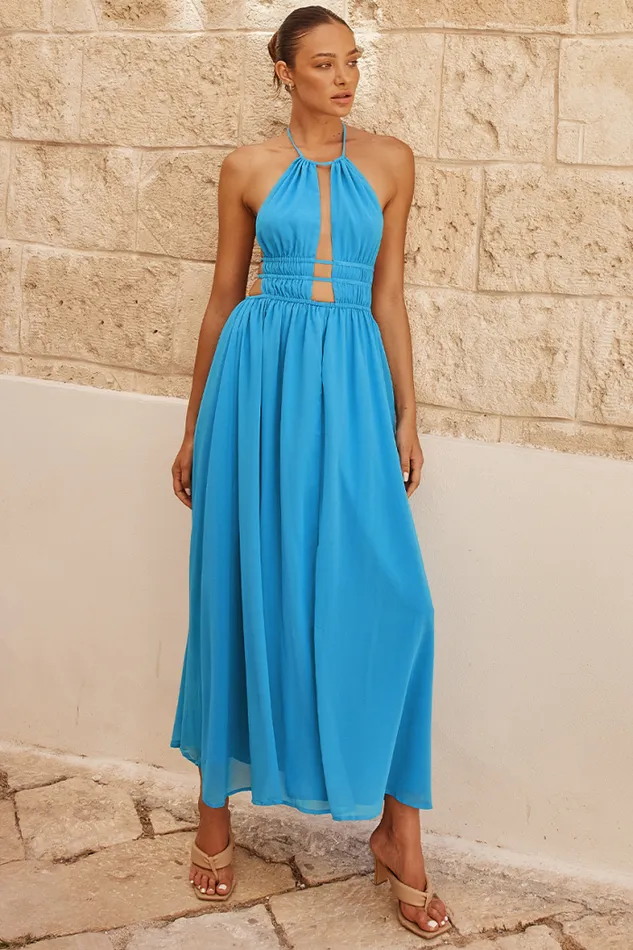 Runaway The Label Maxi Shop Palais Maxi Dress 8211 Cyan