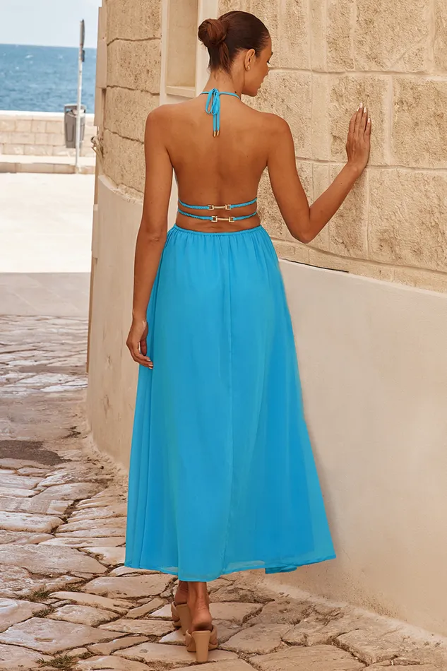 Runaway The Label Maxi Shop Palais Maxi Dress 8211 Cyan
