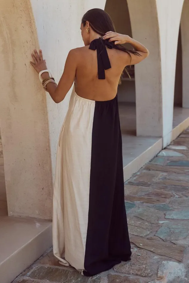 Runaway The Label Maxi Shop RIVIERA MAXI DRESS 8211 BLACKSAND