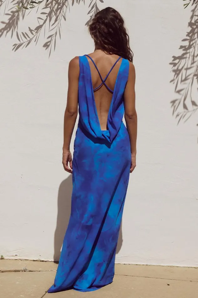 Runaway The Label Maxi Shop TIANA MAXI DRESS 8211 RAMONA BLUE