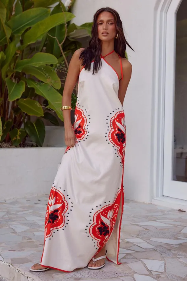 Runaway The Label Maxi Shop WESTERN MAXI DRESS 8211 SANDJAFFA