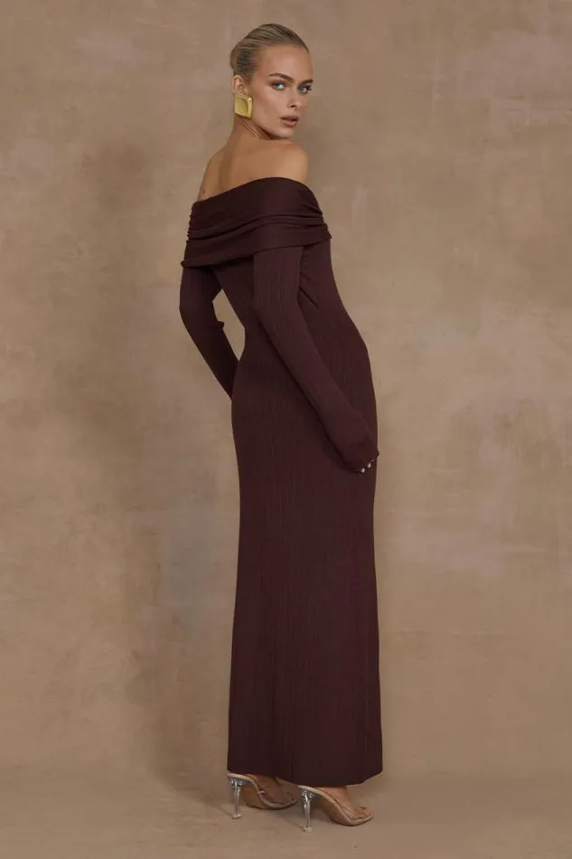 Runaway The Label Midi Shop AIRILIE MIDI DRESS 8211 BROWN