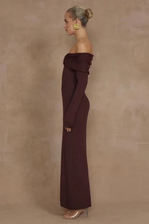 Runaway The Label Midi Shop AIRILIE MIDI DRESS 8211 BROWN