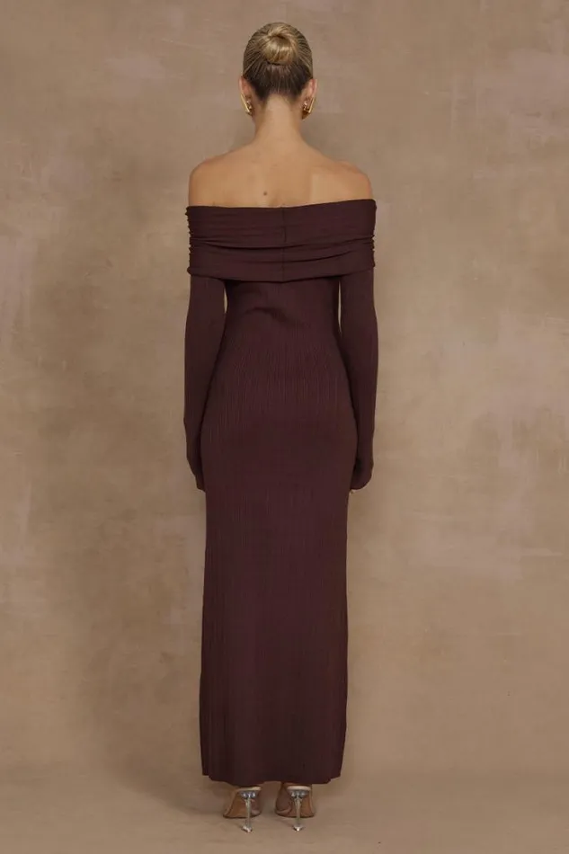 Runaway The Label Midi Shop AIRILIE MIDI DRESS 8211 BROWN