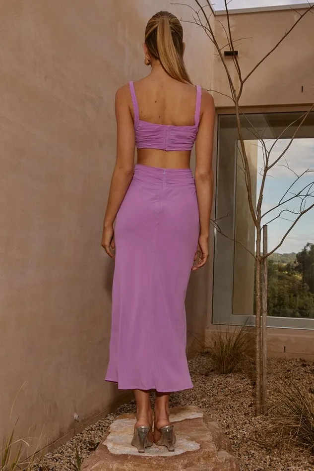 Runaway The Label Midi Shop BRADY MIDI DRESS 8211 IRIS