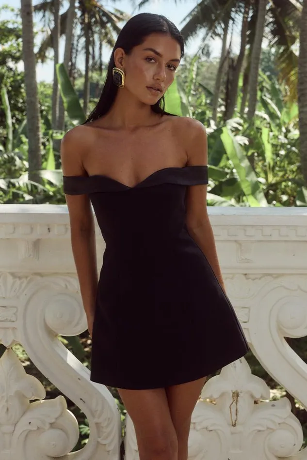 Runaway The Label Mini Shop EBONY MINI DRESS 8211 BLACK