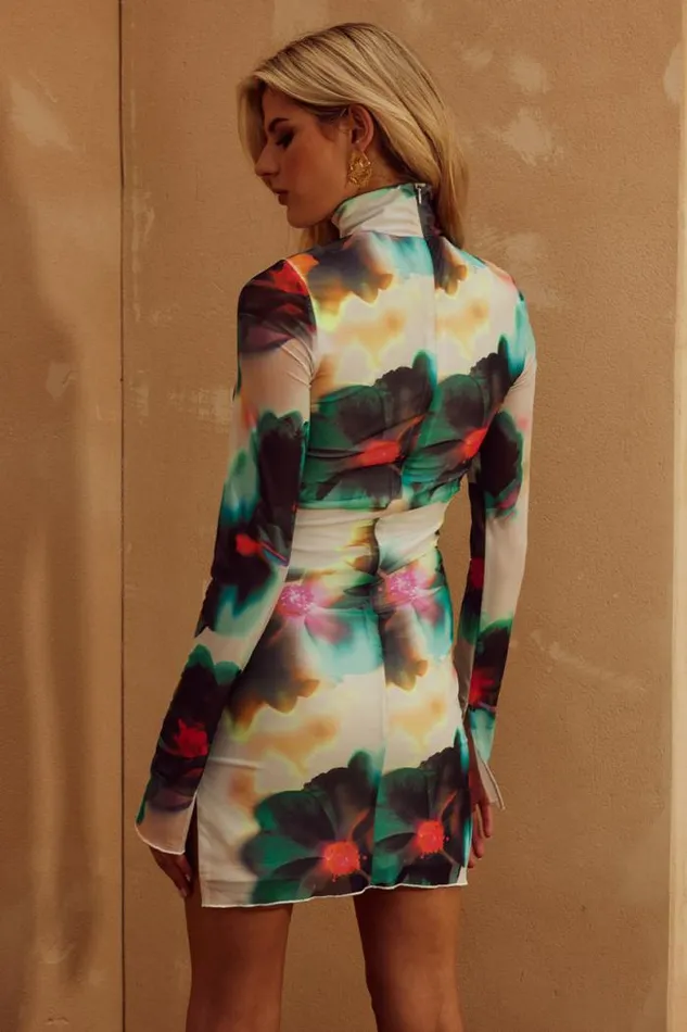 Runaway The Label Mini Shop JORDI MINI DRESS 8211 CAMILA PRINT