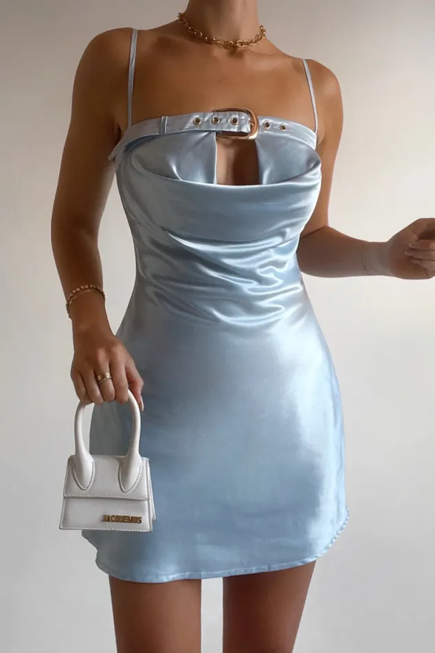 Runaway The Label Mini Shop LOXANA MINI DRESS 8211 SKY BLUE